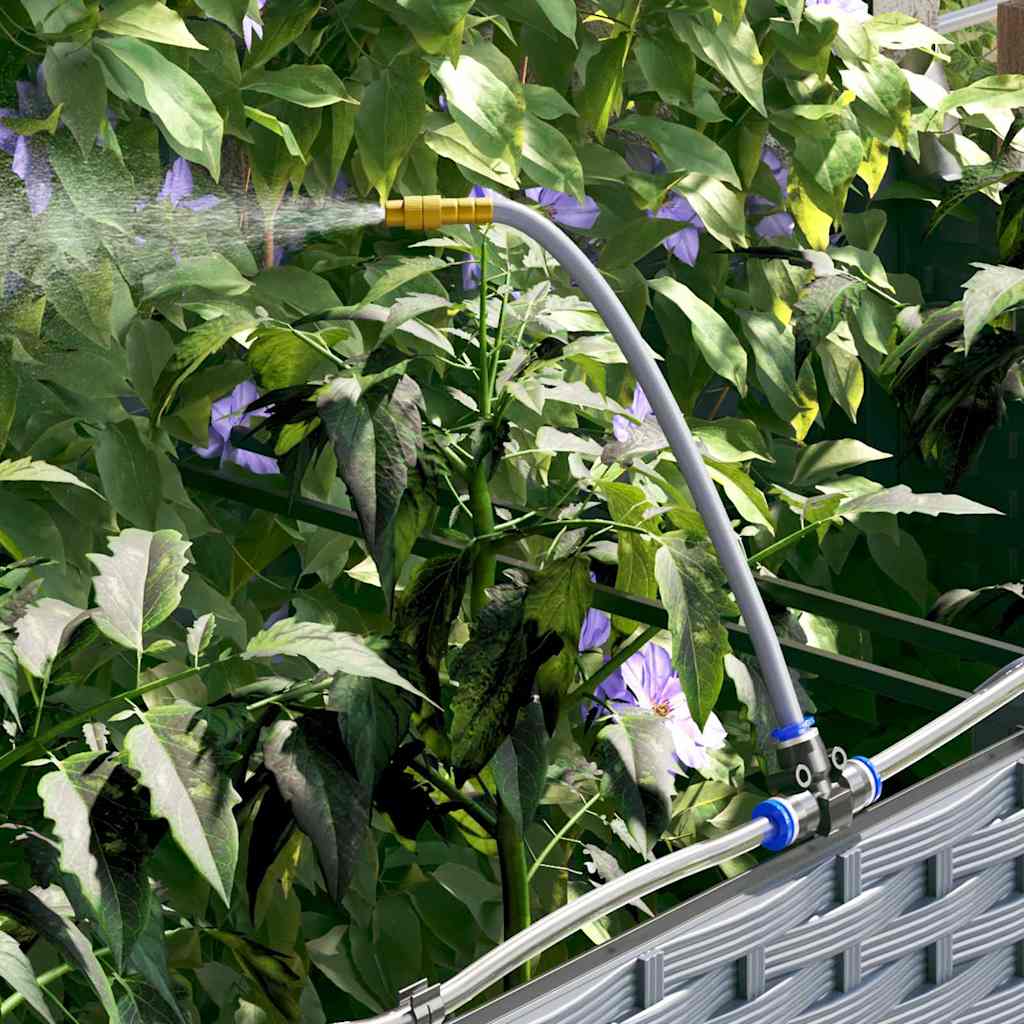 Hageblomsterpotte 2 pcs Lys Grå Plast