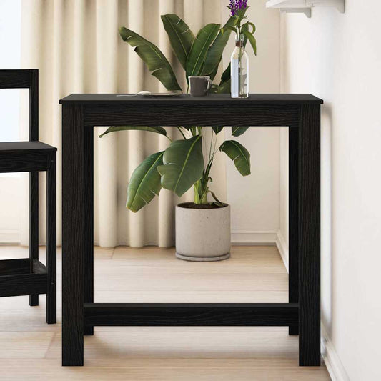 Barbord i svart eik 102x50x103,5 cm i trefiber