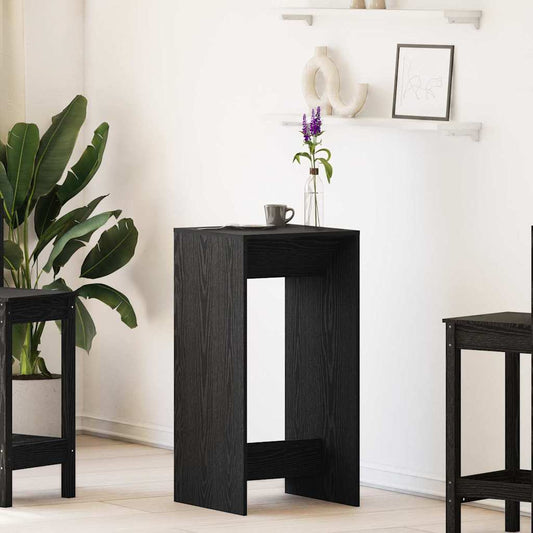 Barbord Svart Eik 51x50x103,5 cm Konstruert Tre