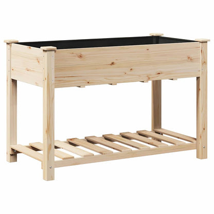 Hageblomsterpotte Beige 115 x 59 x 76,5 cm Massiv Furu Tre