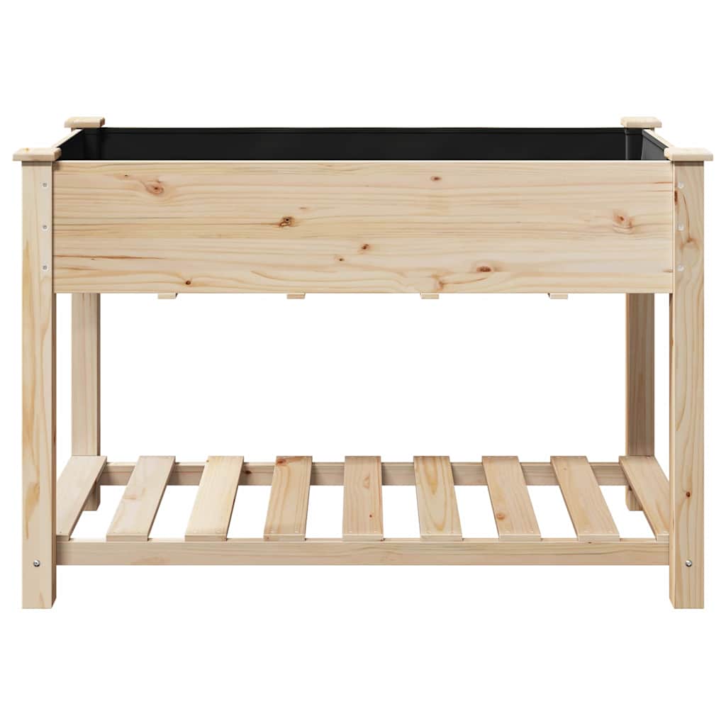 Hageblomsterpotte Beige 115 x 59 x 76,5 cm Massiv Furu Tre