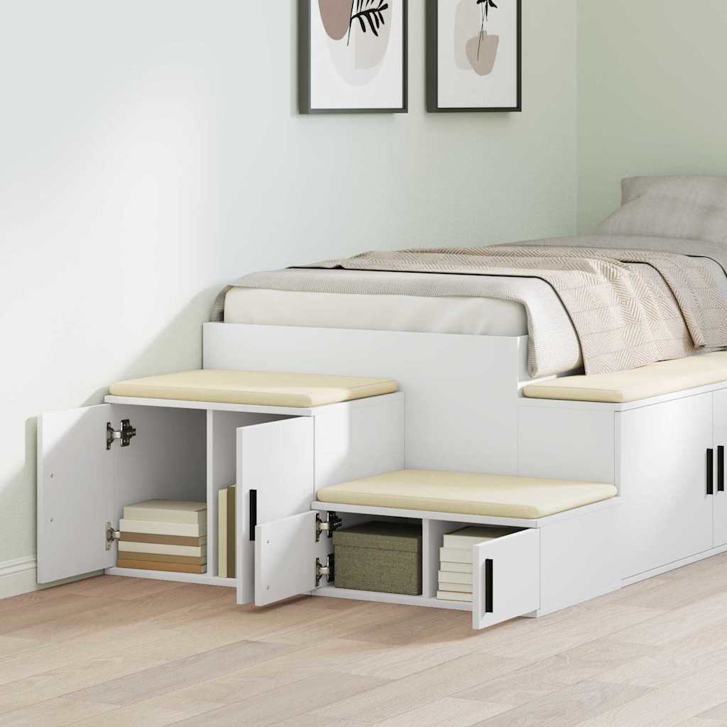Skap Hvit 118x41x40 cm i