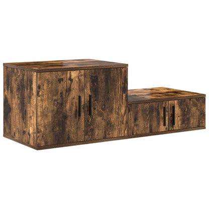 Skap Røkt Eik 118x41x40 cm