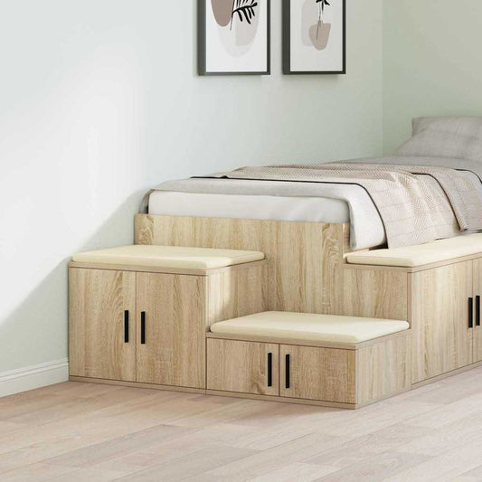 Nattbord Sengbord Sonoma Eik 108x41x40 cm