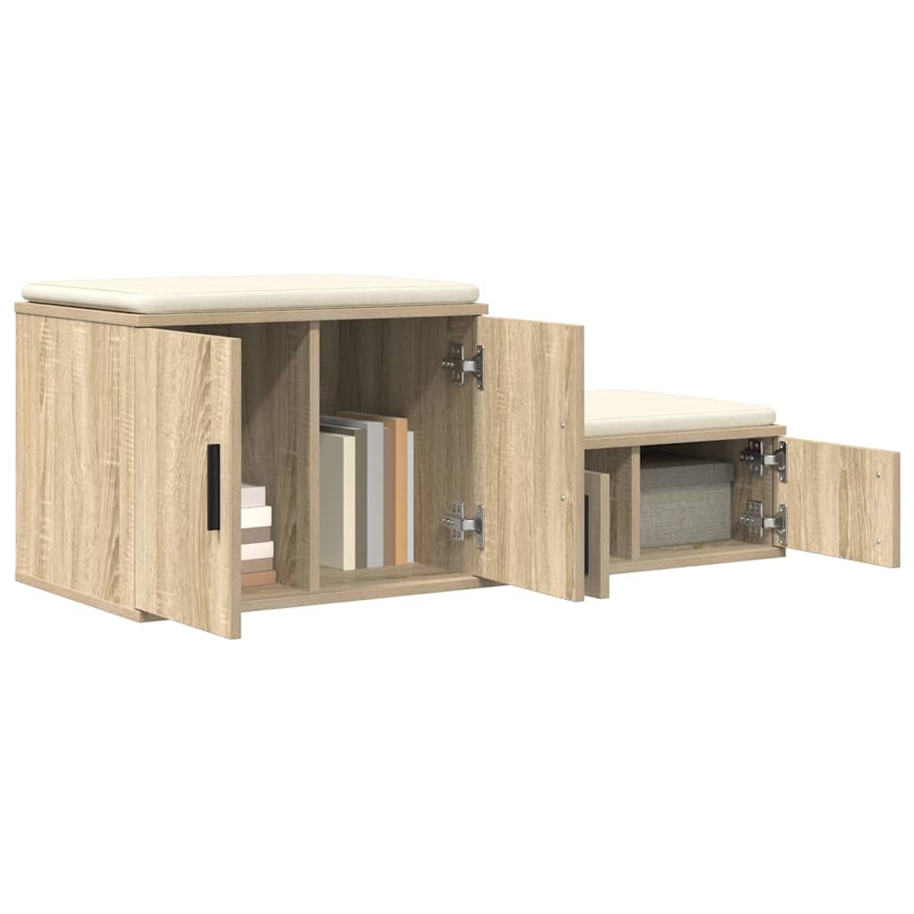 Nattbord Sengbord Sonoma Eik 103x41x40 cm -