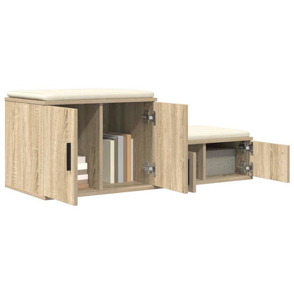 Nattbord Sengbord Sonoma Eik 103x41x40 cm -