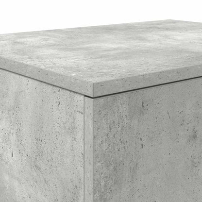 Nattbord Sengbord Betonggrå 103x41x40 cm