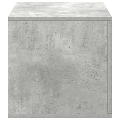 Nattbord Sengbord Betonggrå 103x41x40 cm