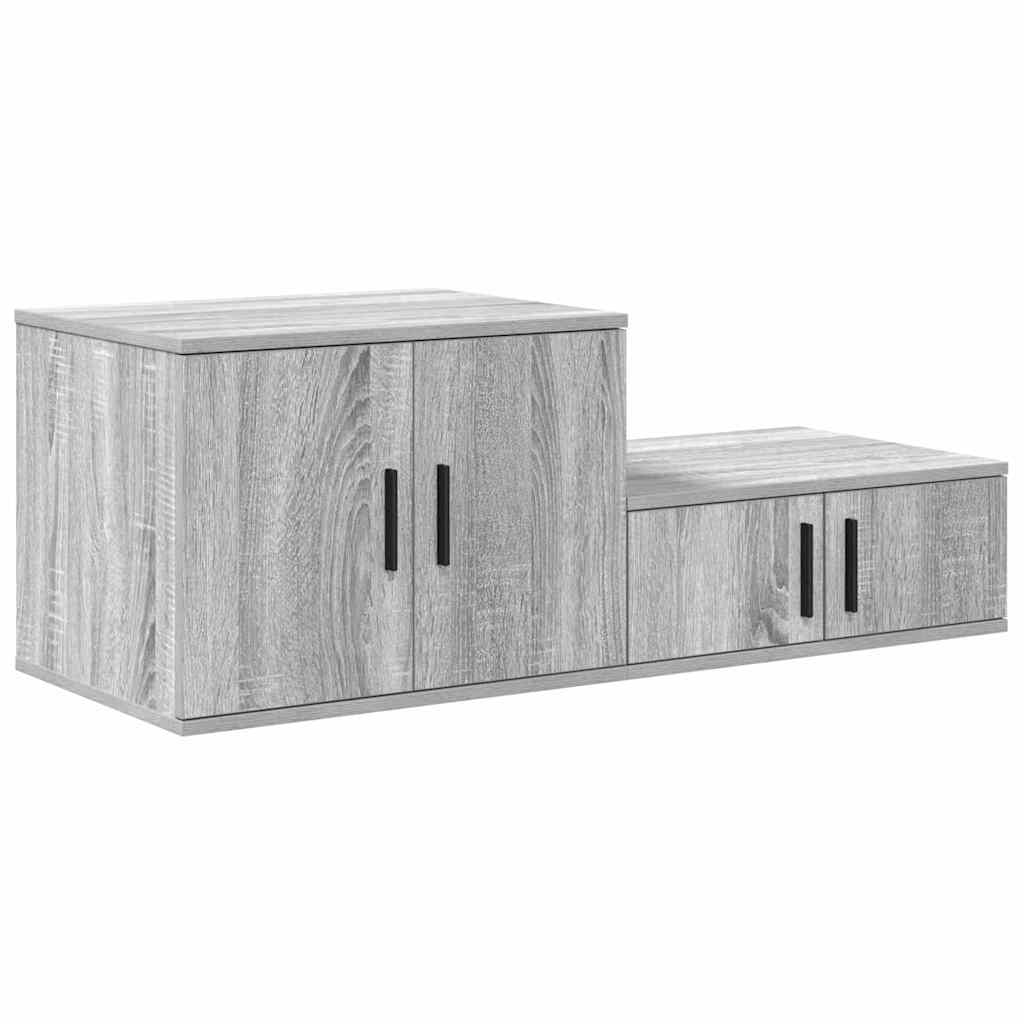 Nattbord Sengbord Sonoma Grå 103x41x40 cm