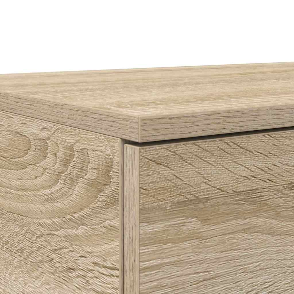 Nattbord Sengbord Sonoma Eik 140 x 36.5 x 16.5 cm