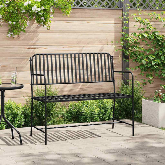 Hagebenk Metall Svart 103,5 x 51,5 x 90 cm Stål