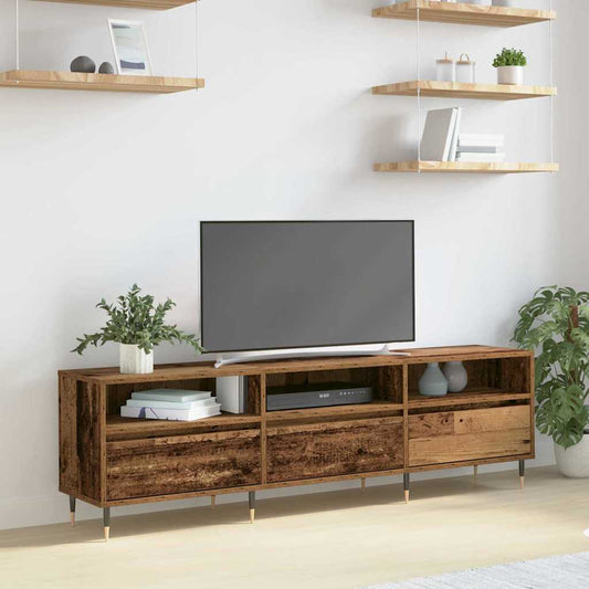 TV-Møbel Tre TV skap Gammelt Tre 150x30x44,5 cm