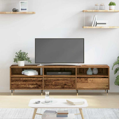 TV-Møbel Tre TV skap Gammelt Tre 150x30x44,5 cm