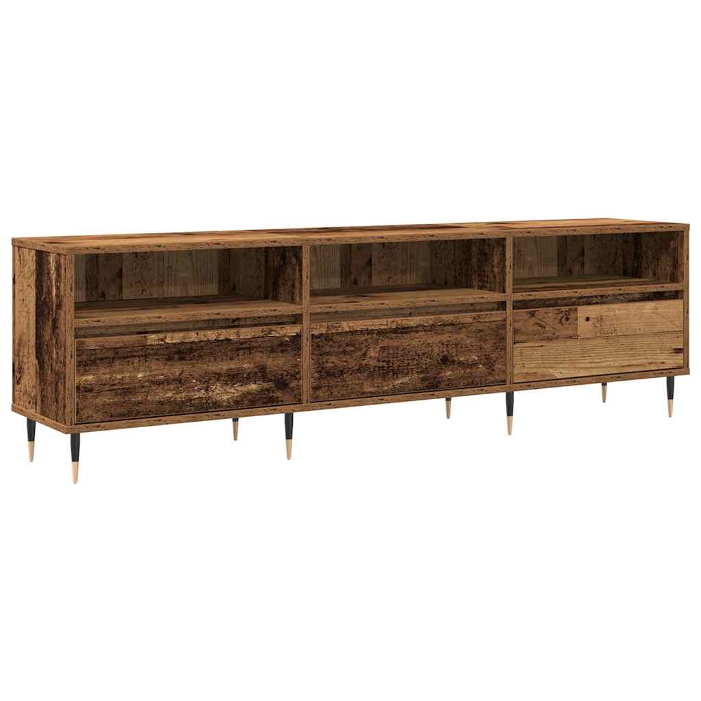 TV-Møbel Tre TV skap Gammelt Tre 150x30x44,5 cm