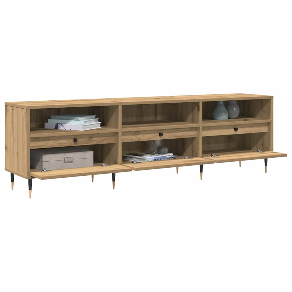TV-Møbel Artisan Eik TV-stativ Snekker Eik 150x30x44,5 cm Massivt tre