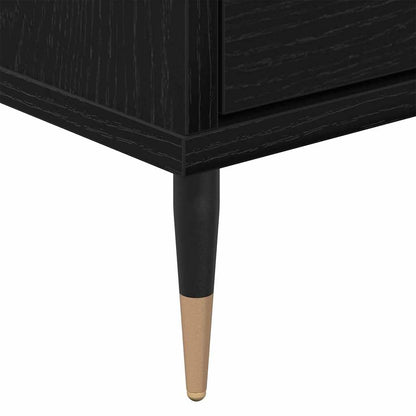 TV-Møbel Svart Eik TV-stativ 150x30x44.5 cm