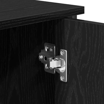 Skap Svart Eik 70x30x80 cm