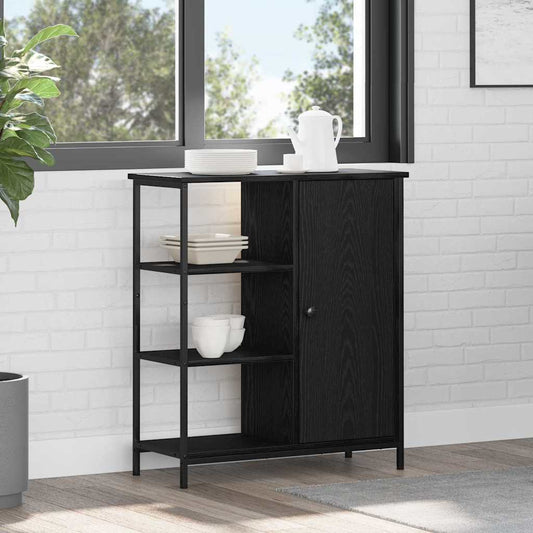 Skap Svart Eik 70x30x80 cm