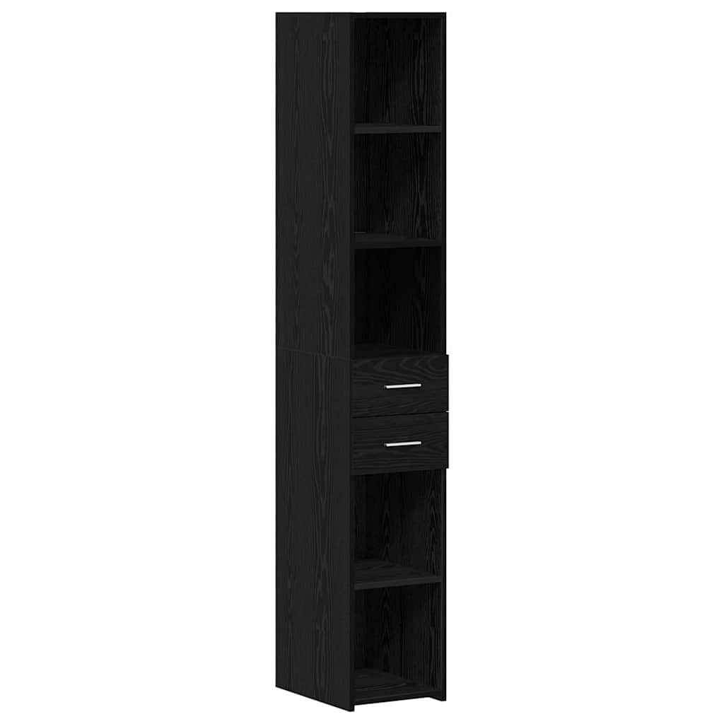 Skap Svart Eik 30x42,5x185 cm