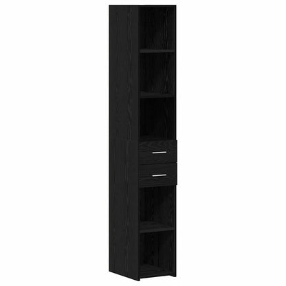 Skap Svart Eik 30x42,5x185 cm