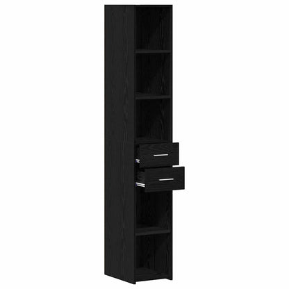 Skap Svart Eik 30x42,5x185 cm