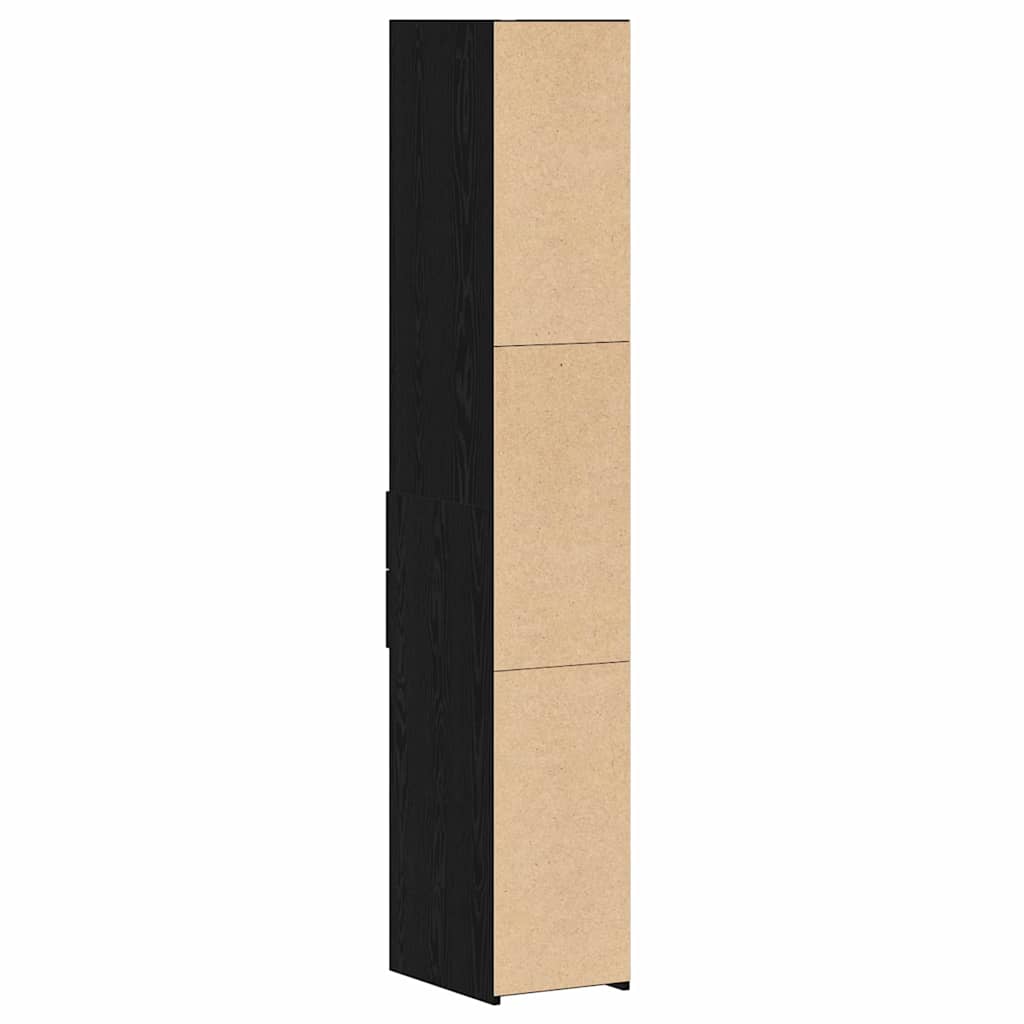 Skap Svart Eik 30x42,5x185 cm