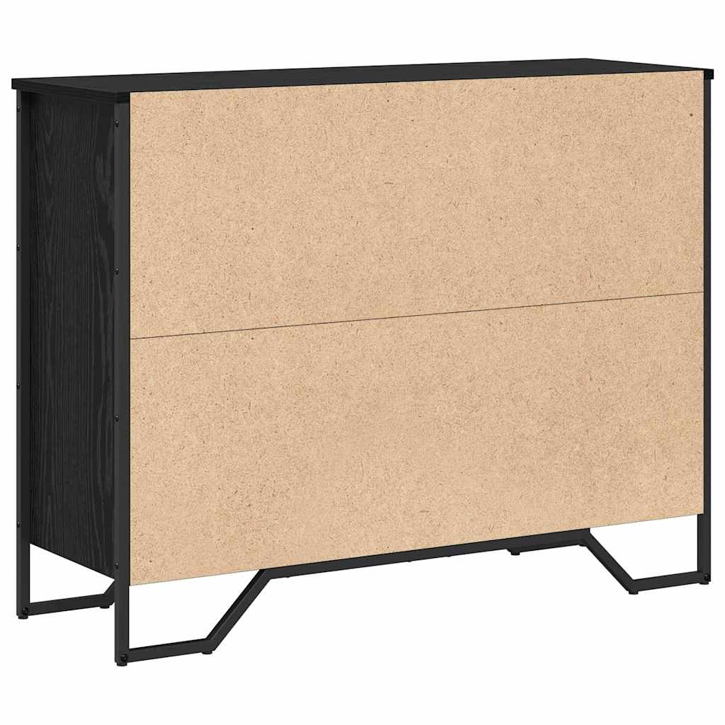 Skap Svart Eik 97x32,5x74,5 cm