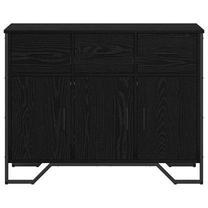 Skap Svart Eik 97x32,5x74,5 cm