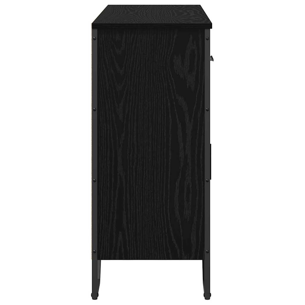 Skap Svart Eik 97x32,5x74,5 cm