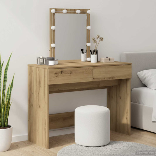 Sminkebord Artisan Eik 100 x 40 x 130 cm