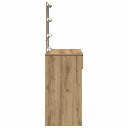 Sminkebord Artisan Eik Speil LED
