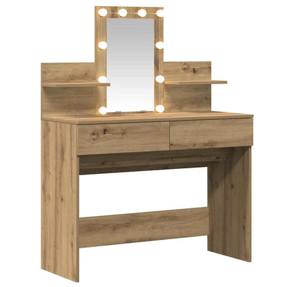 Sminkebord Artisan Eik 100 x 40 x 130 cm Konstruert tre