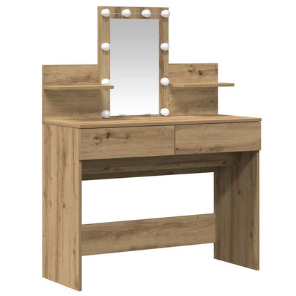 Sminkebord Artisan Eik 100 x 40 x 130 cm Konstruert tre