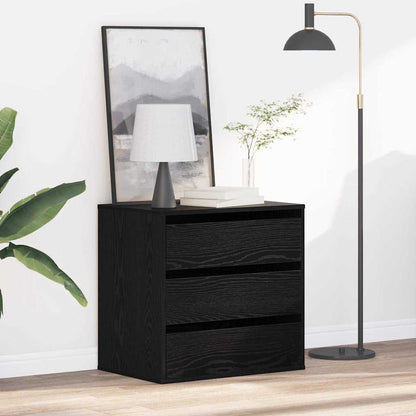 Kommode Svart Eik 60x41x58 cm