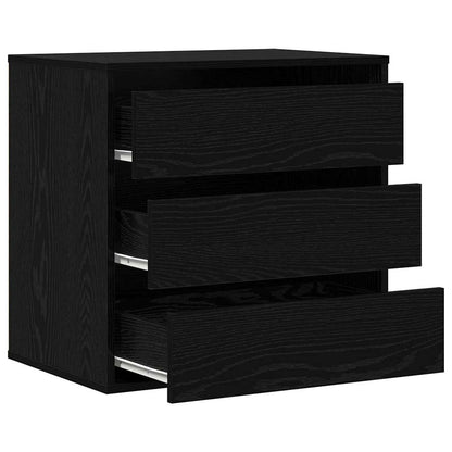 Kommode Svart Eik 60x41x58 cm