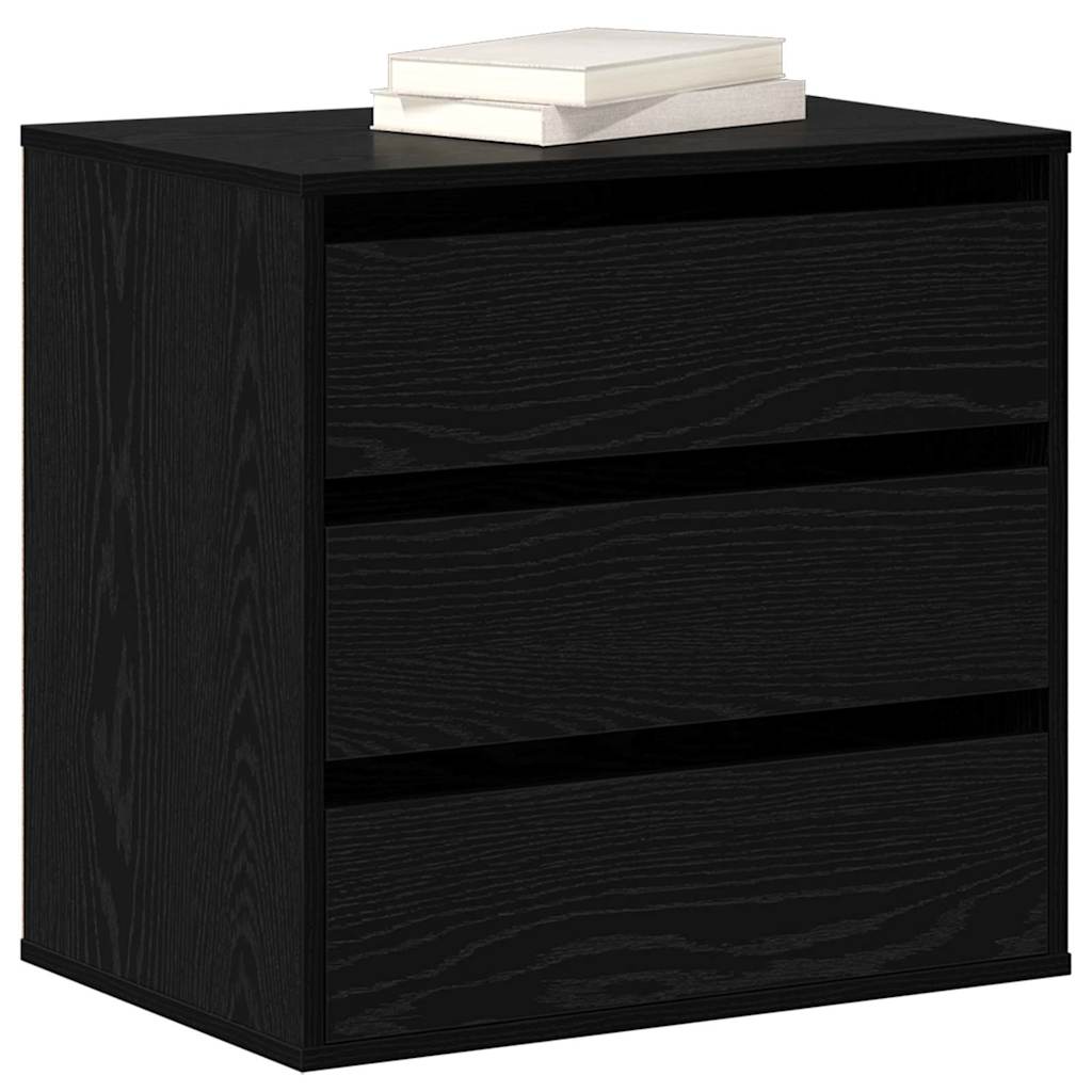 Kommode Svart Eik 60x41x58 cm