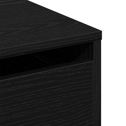 Kommode Svart Eik 80x41x58 cm