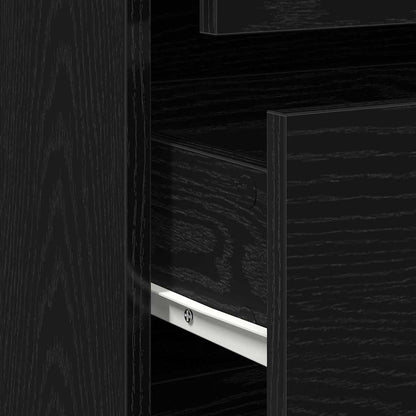 Kommode Svart Eik 40x41x76 cm