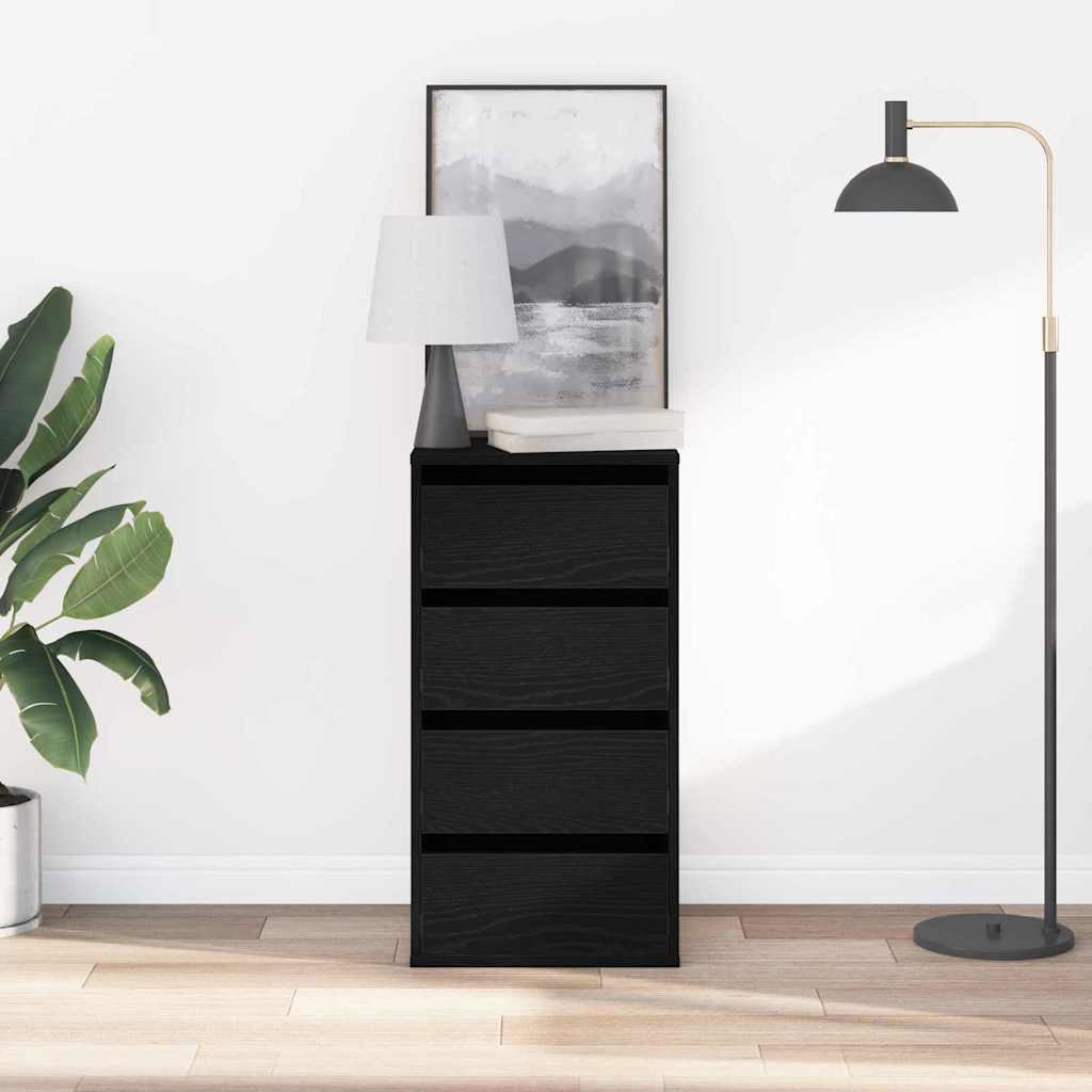 Kommode Svart Eik 40x41x76 cm