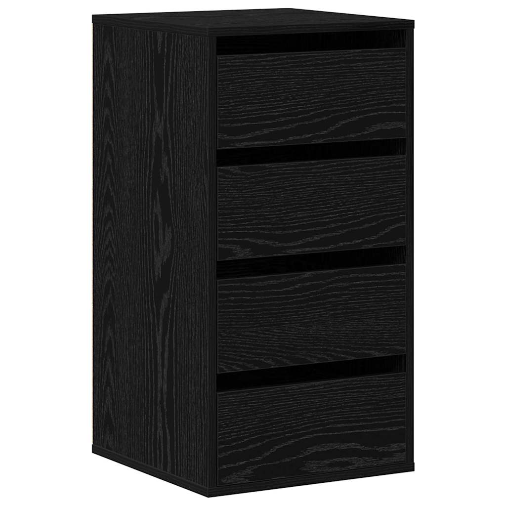 Kommode Svart Eik 40x41x76 cm