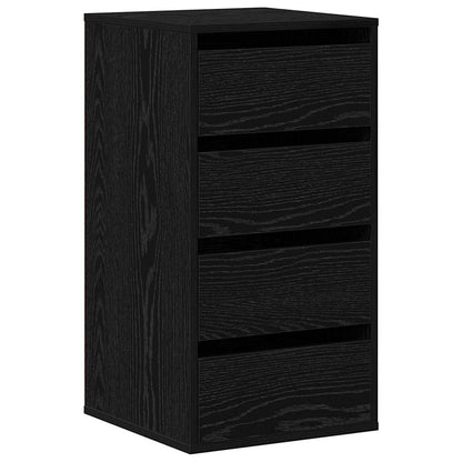 Kommode Svart Eik 40x41x76 cm