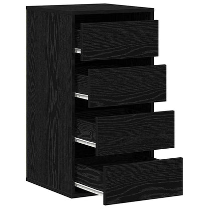 Kommode Svart Eik 40x41x76 cm
