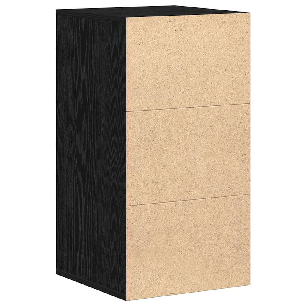 Kommode Svart Eik 40x41x76 cm