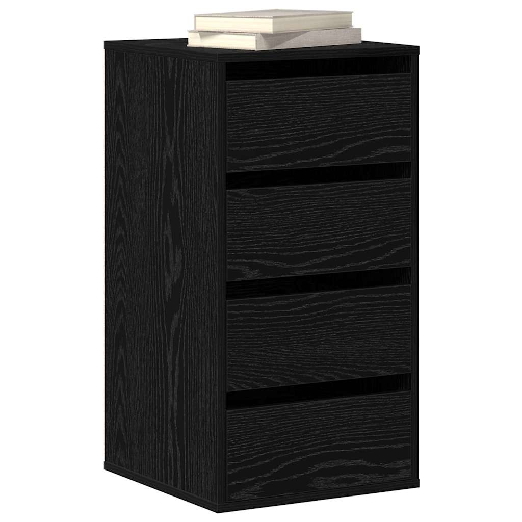 Kommode Svart Eik 40x41x76 cm