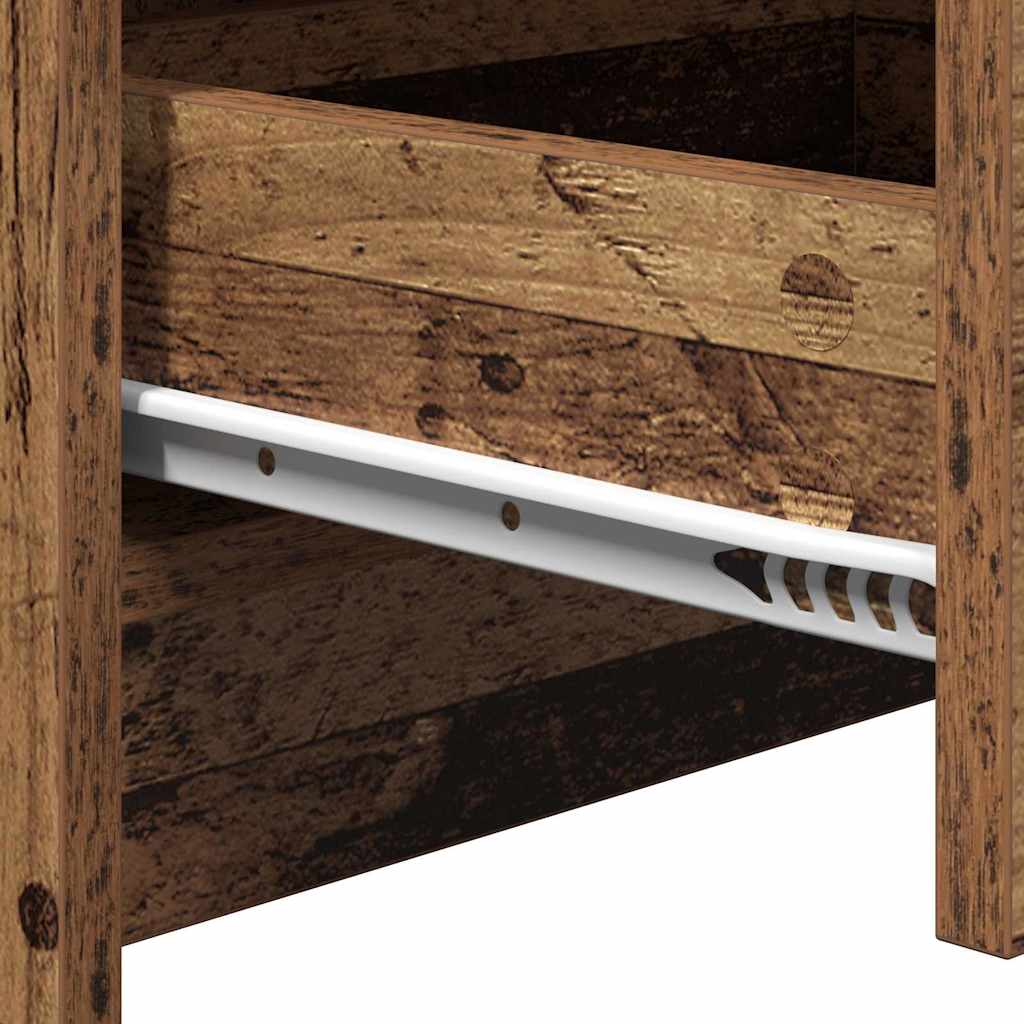 Nattbord Sengbord Gammelt Tre Nattbordskap 38 x 34 x 61 cm