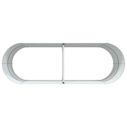 Hevet bed grønn 240 x 80 x 81 cm Stål