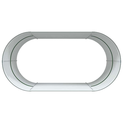 Hevet bed grønn 160 x 80 x 81 cm Stål