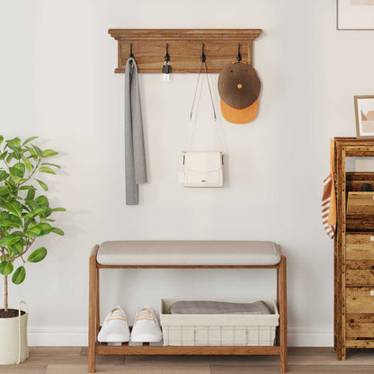 Kleshengere Naturlig 70 x 10 x 20 cm Massivt Teaktre