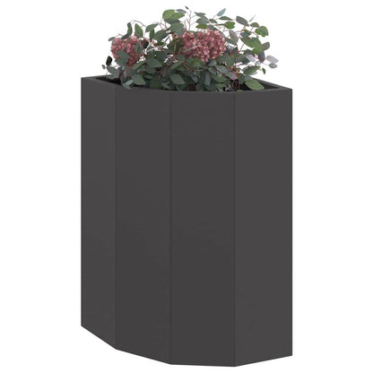 Hjørne Plante Svart 30 x 30 x 50 cm Stål