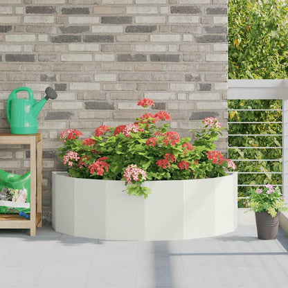 Plantekassed Hvit 120 x 60 x 35 cm Stål